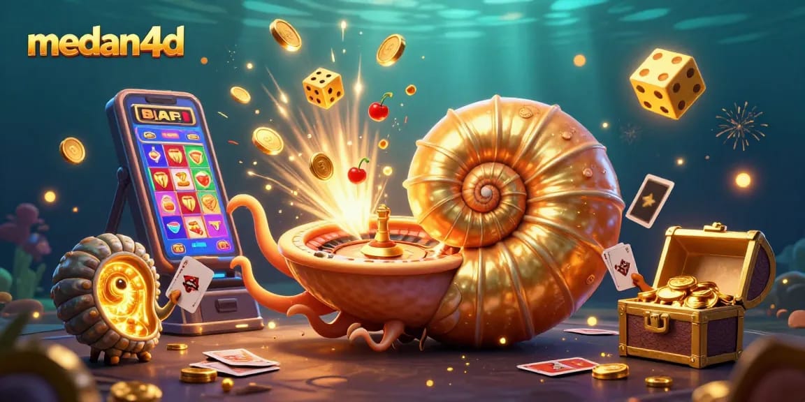 Menangkan jackpot di medan4d dengan simbol keberuntungan dan mesin slot yang memikat.