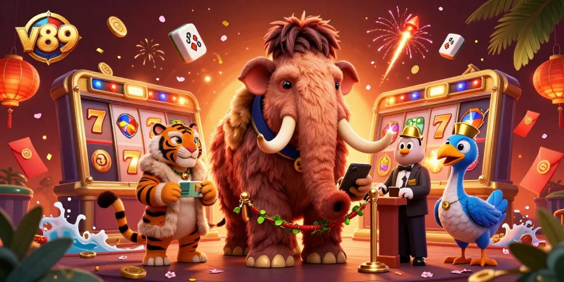 Mengamati ID di kasino dengan gajah berbulu, tamu harimau, dan penjaga burung dodo di v89.