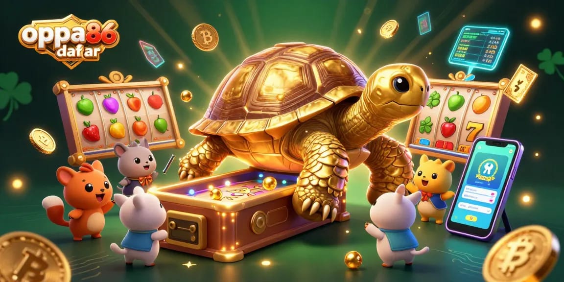 Spin the reels with oppa86 daftar as small animals enjoy the dynamic casino atmosphere.