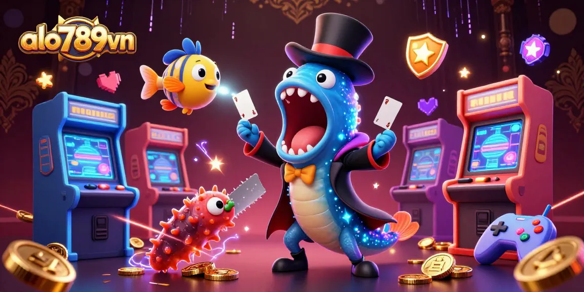 Experience thrilling card tricks with the sea creatures in the vibrant world of alo789vn casino.