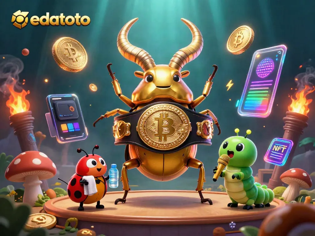 Join the fun at edatoto with this animated casino-inspired illustration showcasing a unique competitive showdown.