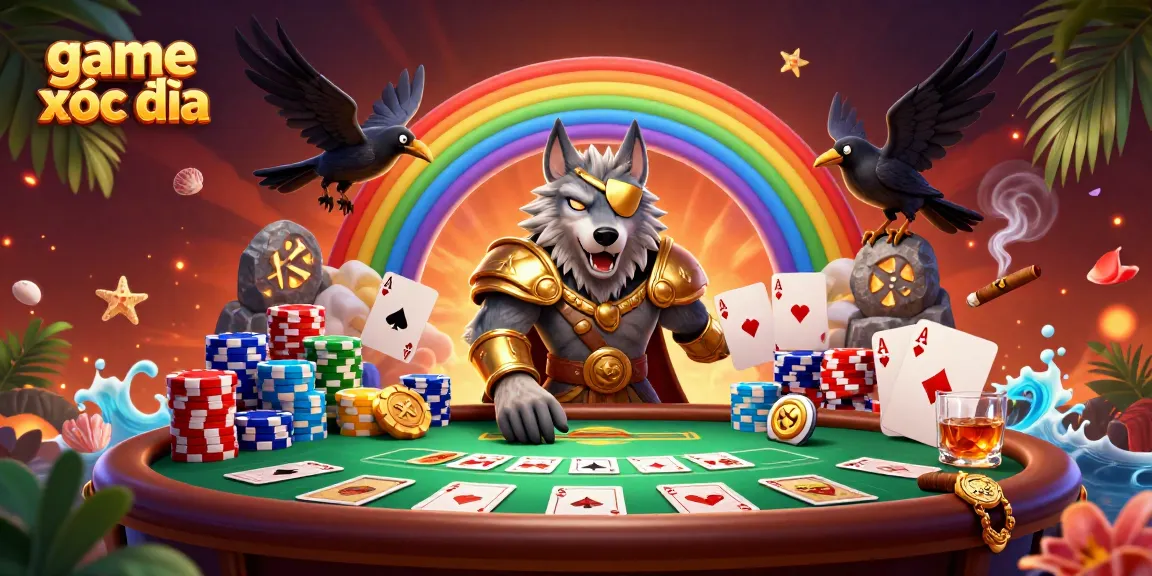 Experience thrilling gameplay in game xóc đĩa with dynamic characters and vibrant casino elements.