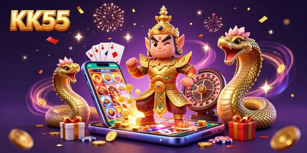 Play thrilling games at KK55, where excitement meets stunning visuals and endless jackpots.