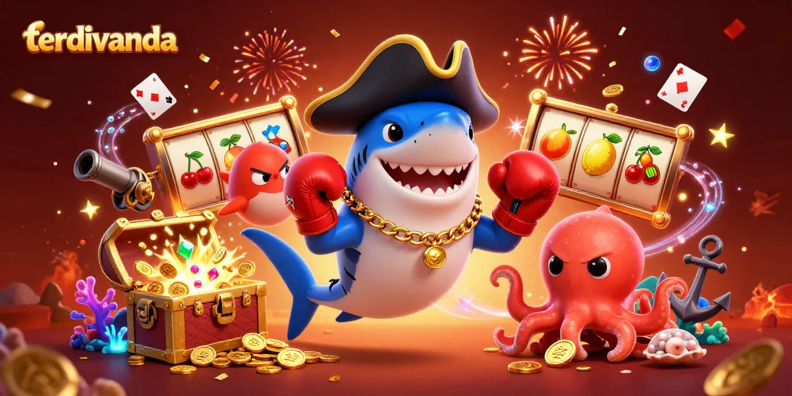 Experience thrilling wins with terdivanda's animated casino adventure featuring characters and slot reels.