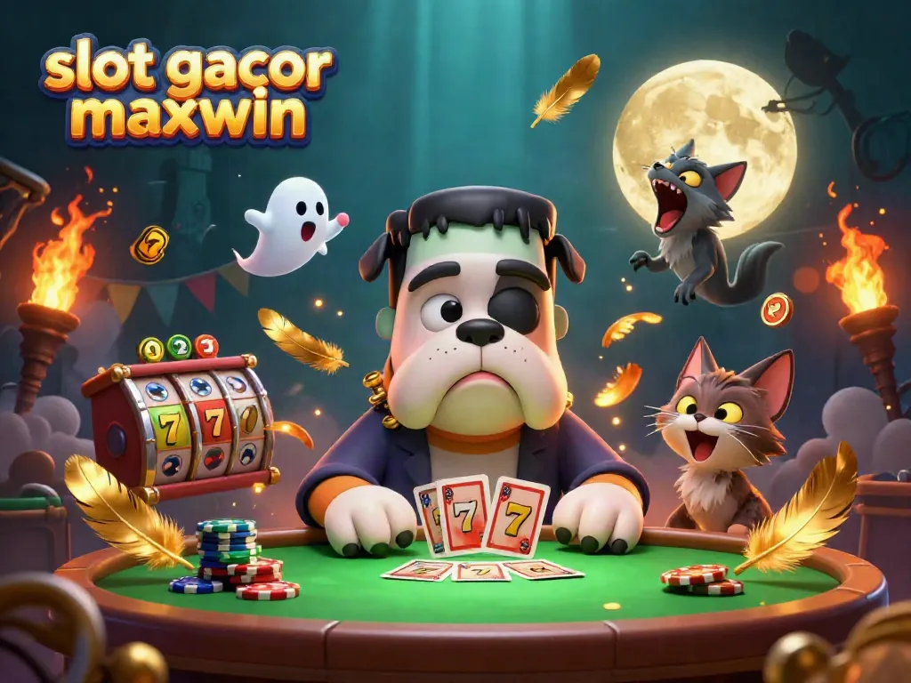 Experience thrilling slot gacor maxwin action with vibrant characters and dynamic gambling elements.