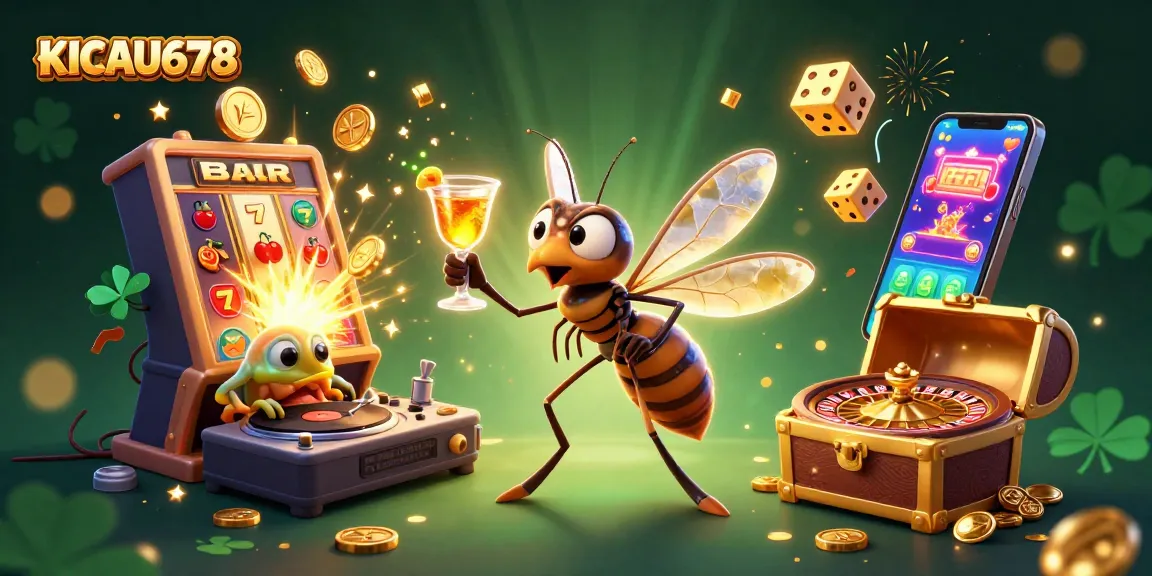 KICAU678 offers exciting casino gameplay with a vibrant scene of characters and rich gaming elements.