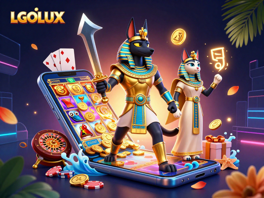 Join LGOLUX for an immersive gaming experience featuring vibrant slots, epic characters, and thrilling rewards!