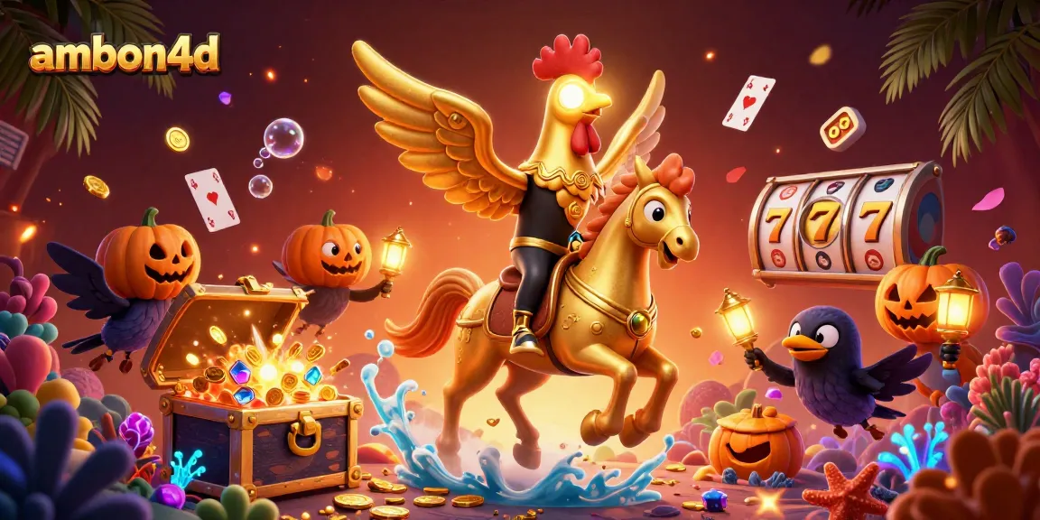 Experience the thrilling ambiance of ambon4d casino with vibrant characters and jackpot excitement.