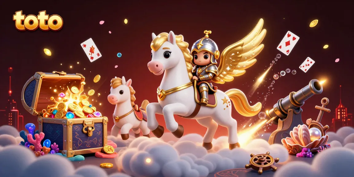 Experience thrilling gameplay with toto-themed characters in a dynamic casino adventure illustration.