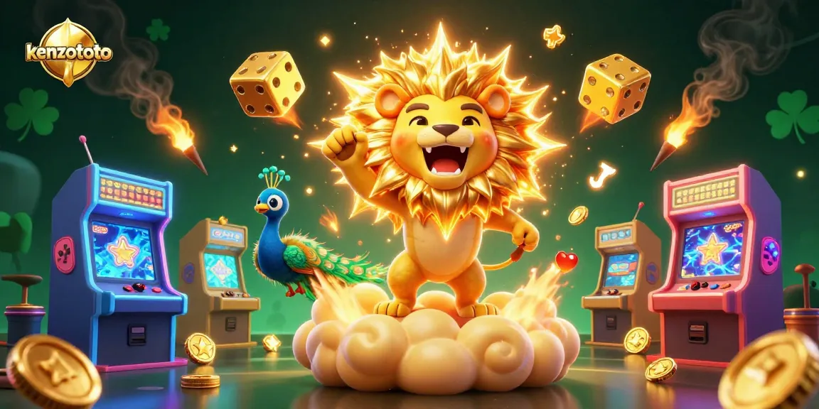 kenzototo mempersembahkan permainan slot menarik dengan karakter 3D yang memukau dan suasana kasino yang menyenangkan.