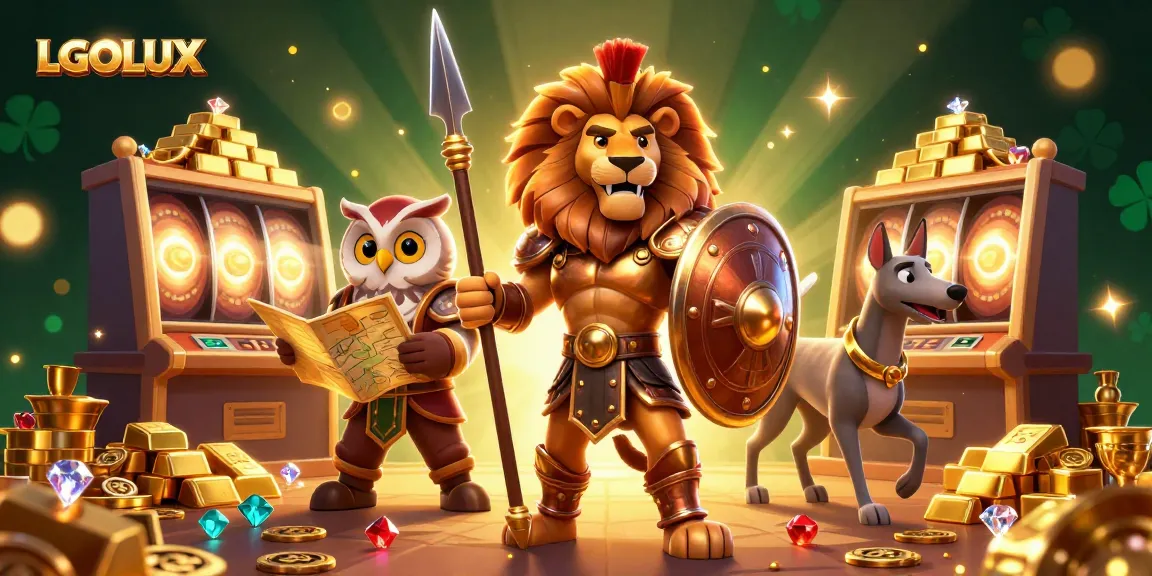 Spin into excitement with LGOLUX's thrilling slot games and vibrant treasures.
