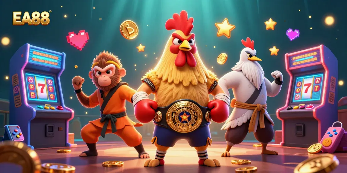 Experience thrilling gameplay with EA88’s vibrant casino characters and dynamic elements.