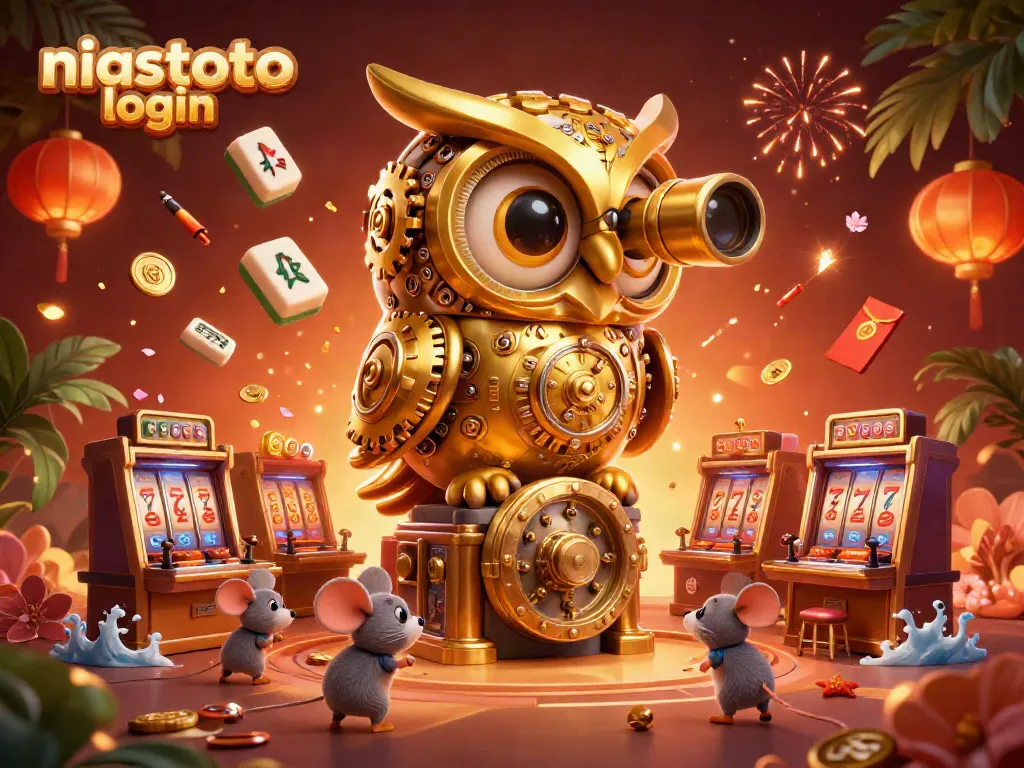 Permainan di niastoto login dengan karakter menarik dan slot mesin berkilau.