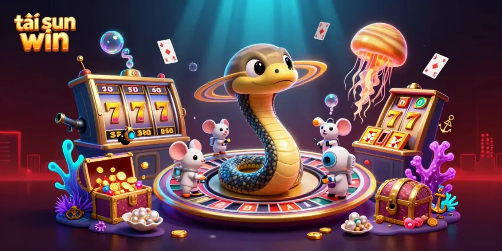 Experience the thrill of tải sun win with 3D Saturn snake roulette and gaming adventure.