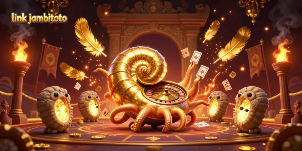 Engage with thrilling gameplay at link jambitoto showcasing vibrant, animated casino elements and characters.