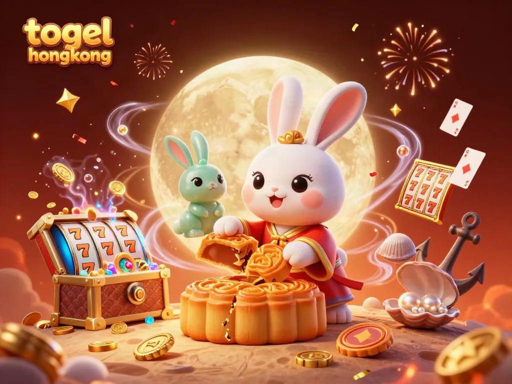 Memenangkan togel hongkong dengan kartu dan karakter warna-warni dalam suasana festival yang meriah.