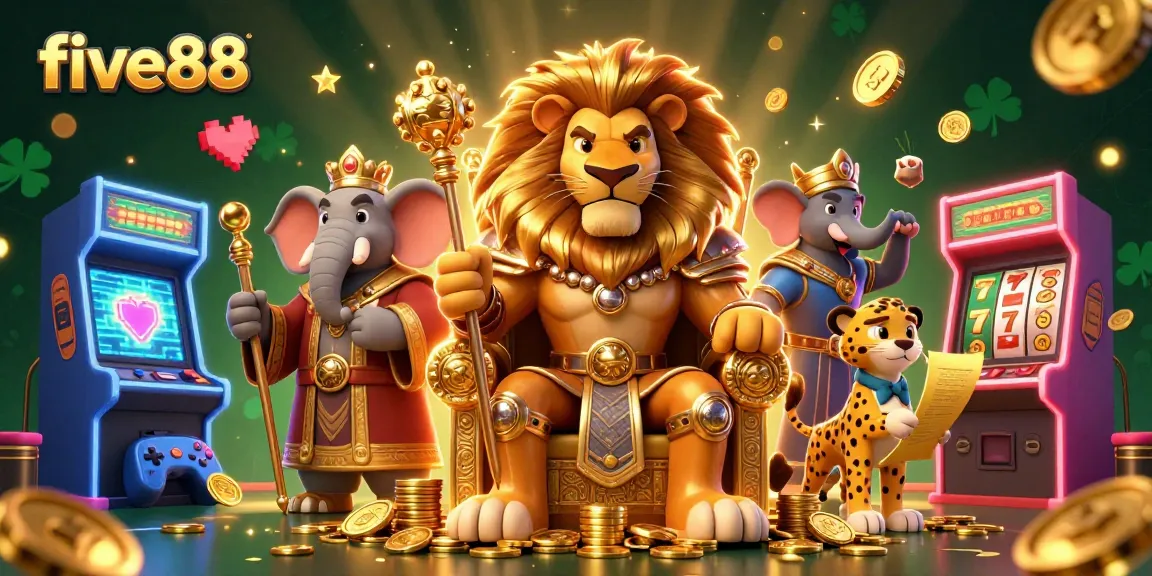 Engage with exciting slot experiences at five88, featuring vibrant characters and rich gaming elements.