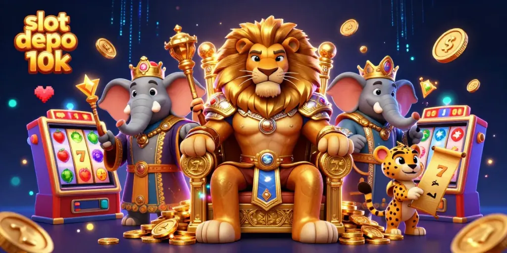 Experience the excitement of slot depo 10k with vibrant reels and dynamic game elements.