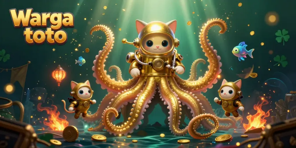 Warga toto menyajikan permainan judi yang menarik dalam ilustrasi 3D yang kaya warna dan detail.