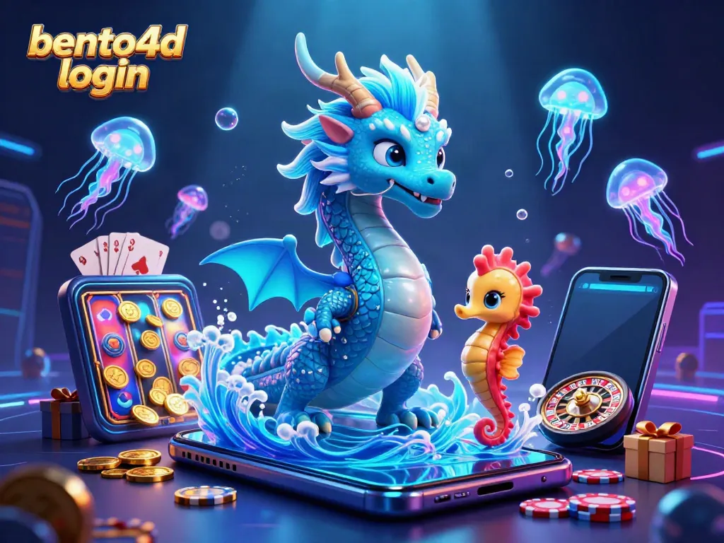 Experience the excitement of gaming with bento4d login, featuring a vibrant underwater scene filled with casino elements.