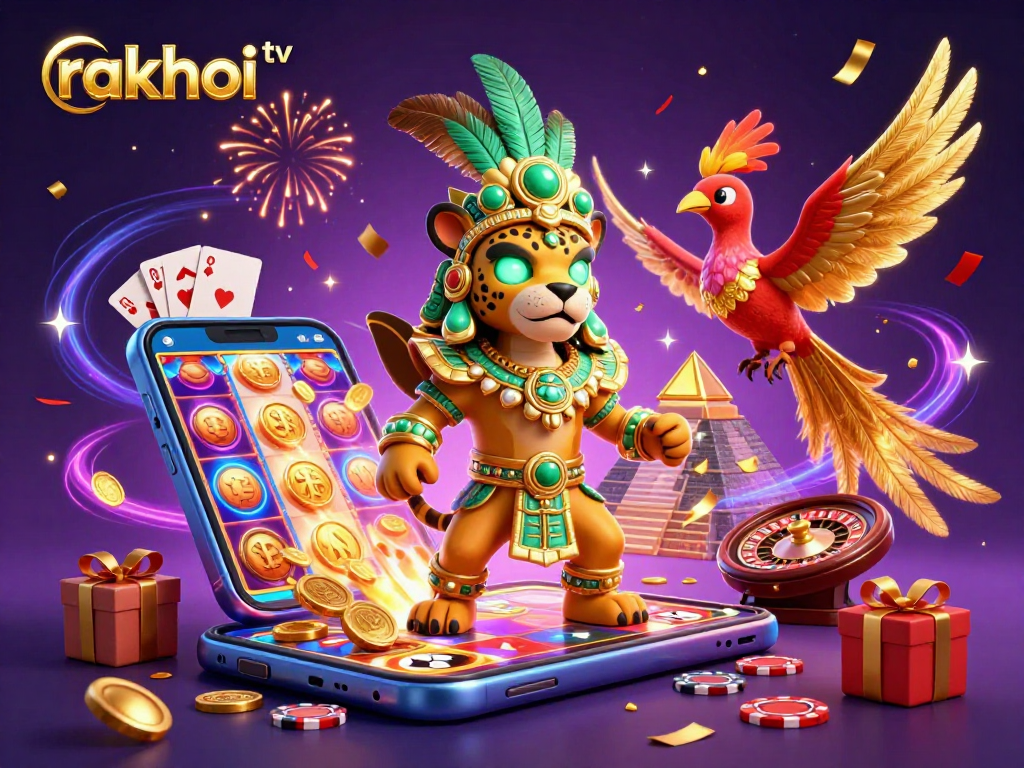 Bet on exciting matches with Rakhoi TV's vibrant scene showcasing captivating slot games.