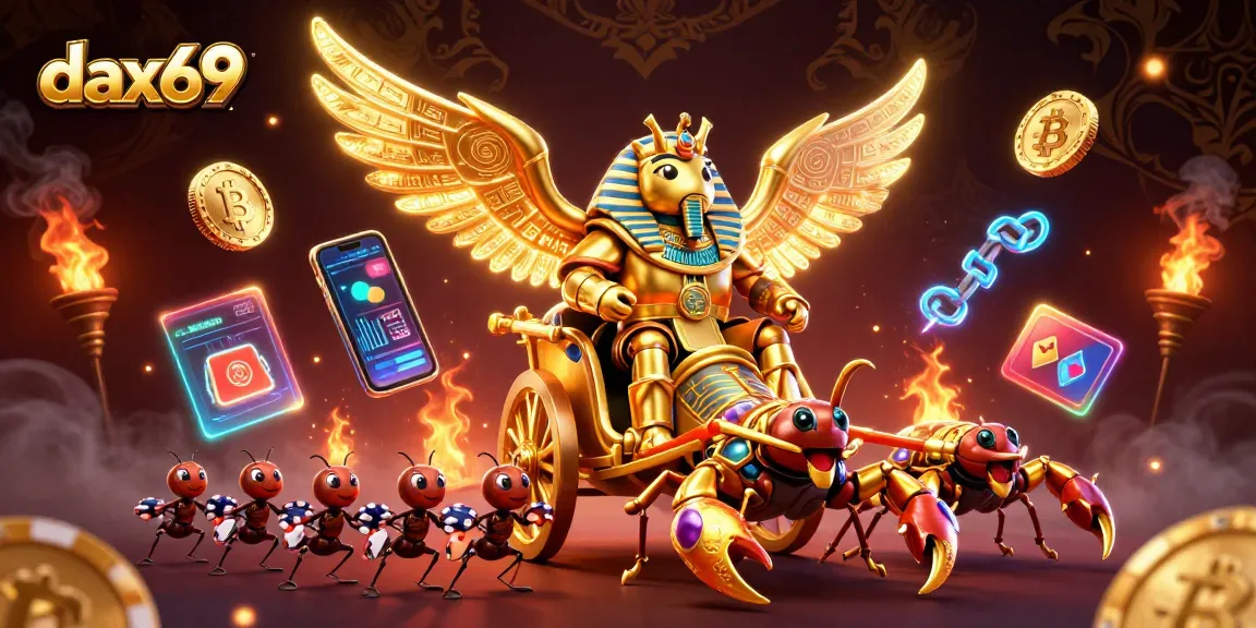 dax69 menawarkan pengalaman mendebarkan dengan scarab emas, scorpion berkilau, dan prajurit semut di kasino digital.