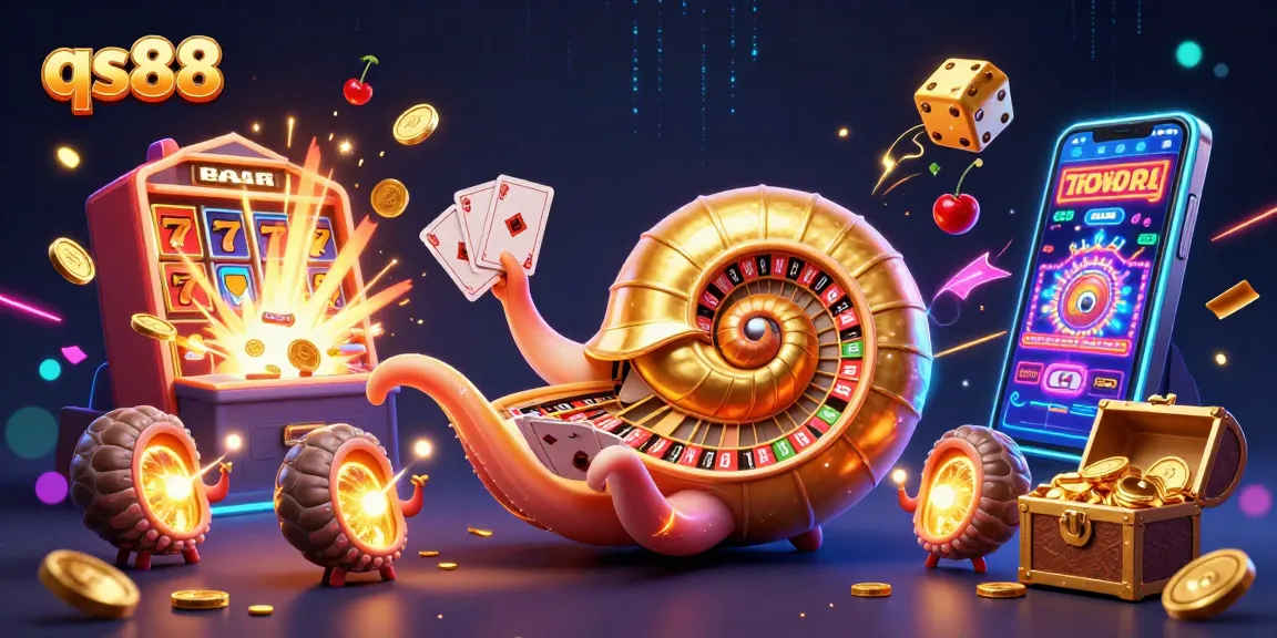 Spin the roulette and win with qs88 as the giant nautilus casino character reveals treasures.