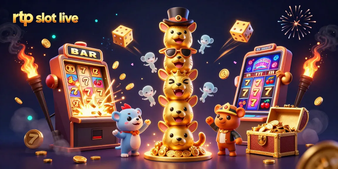 Menangkan pengalaman rtp slot live dengan simbol keberuntungan yang berkilauan di kasino.