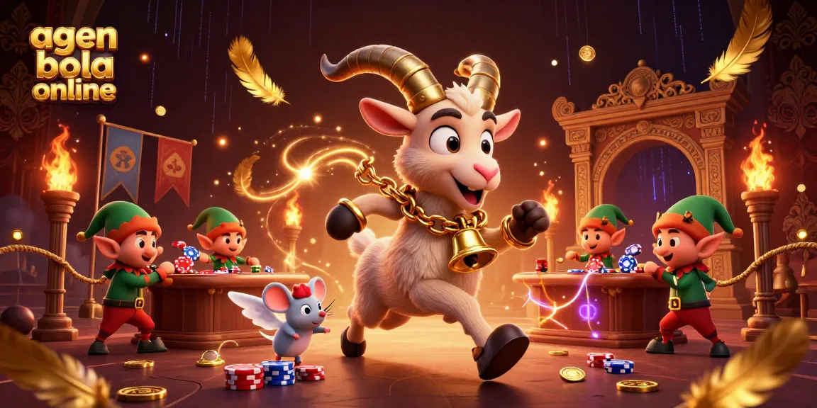 Experience thrilling action at the agen bola online with vibrant characters stealing poker chips.