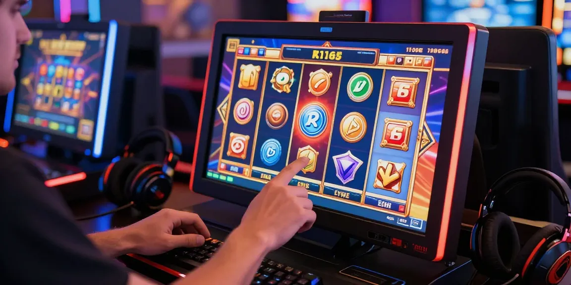 Exciting online slot 5k gaming setup with vibrant graphics and dynamic atmosphere.