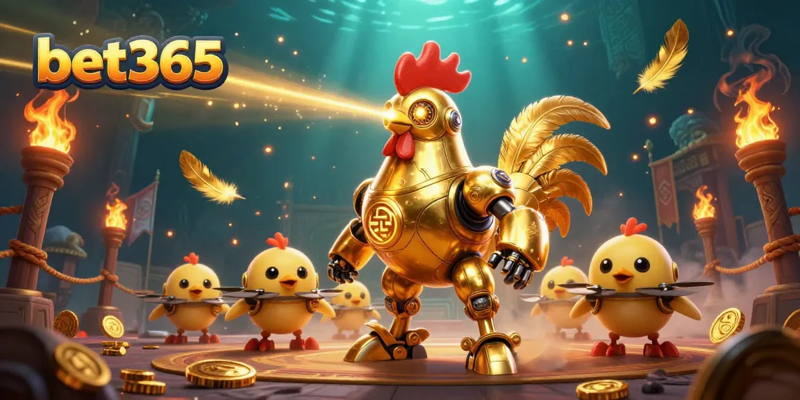 Experience thrilling betting action with bet365's dynamic casino illustration featuring unique characters.
