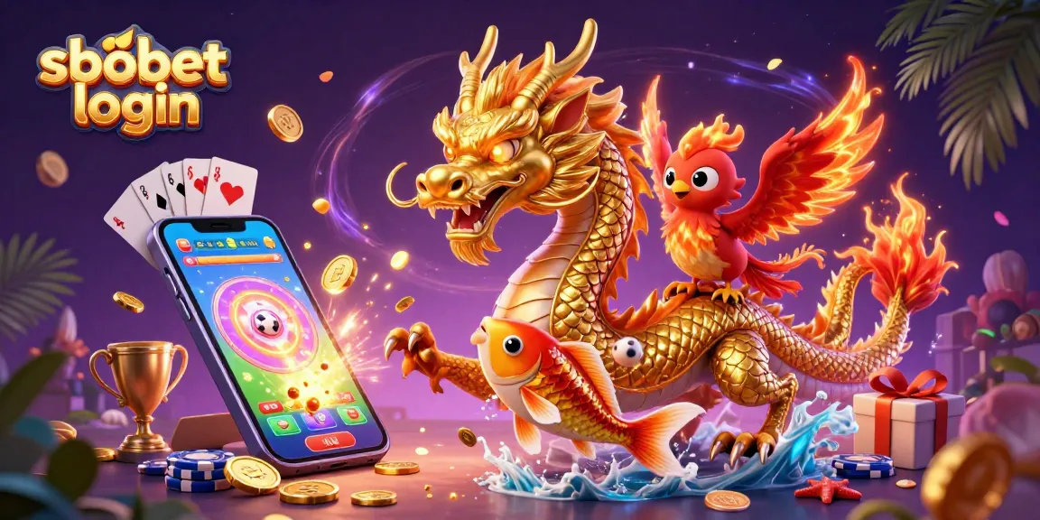 Engage in sports betting with sbobet login through vibrant visuals of captivating game elements.