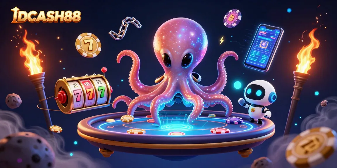 Experience thrilling gameplay at IDCASH88 with dynamic holographic poker and creative casino animations.