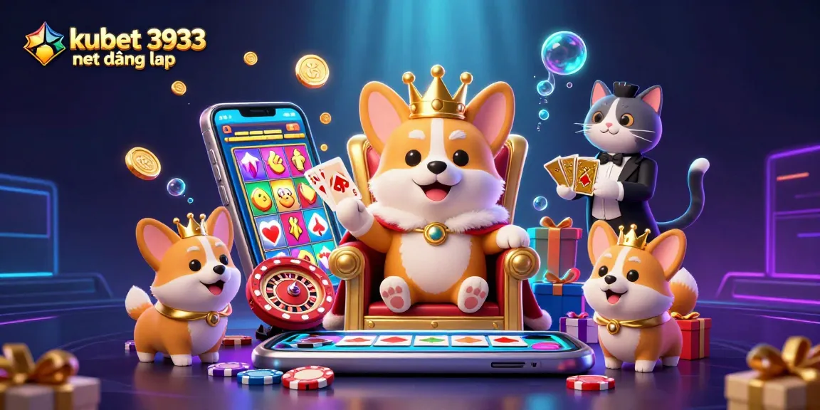 Experience captivating gameplay at kubet 3933 net đăng nhập with vibrant casino elements like slots and cards.