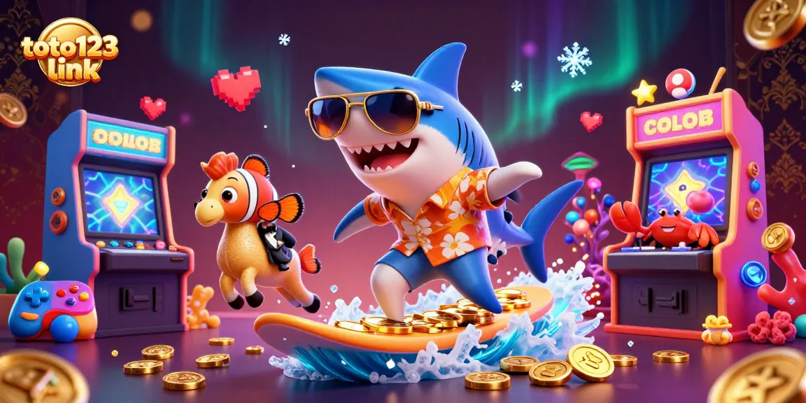 Experience thrilling gaming moments at toto123 link with vibrant 3D casino elements and characters.