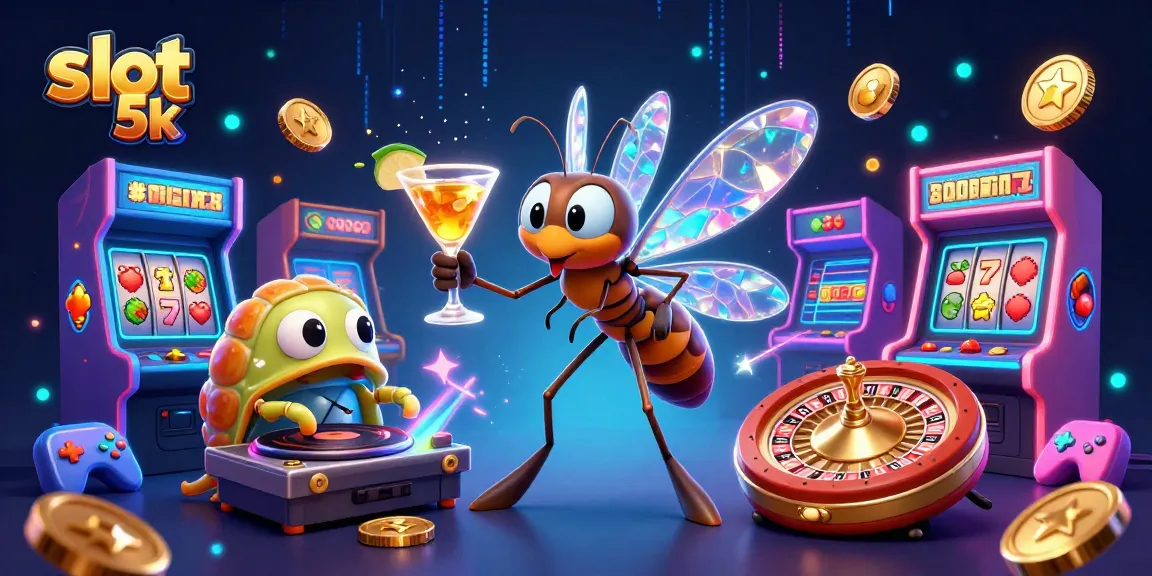 Experience excitement with slot 5k as animated casino characters bring joy and winning opportunities.