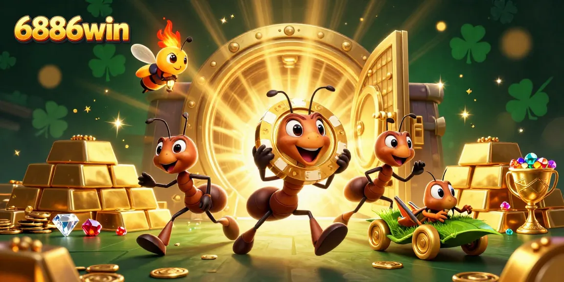 Spin big wins with 6886win’s jackpot game scene featuring exciting characters in action.