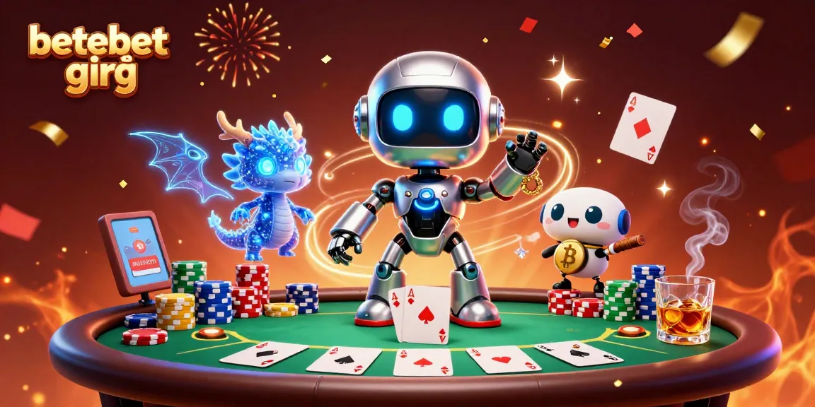 Engage with betebet giriş through thrilling poker action featuring dynamic characters and rich casino elements.