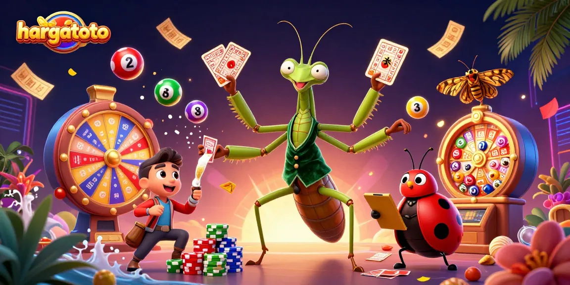 Mainkan hargatoto dengan karakter lucu, bola lotere berwarna, dan efek memenangkan jackpot.