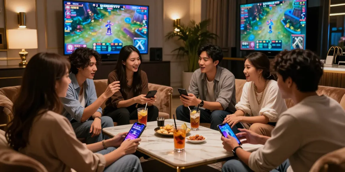 Pengalaman bermain LUXURY777 di lounge mewah dengan teman-teman yang antusias.