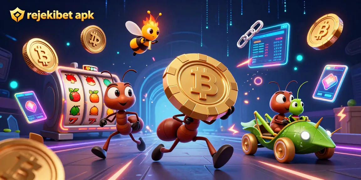 Engage with rejekibet apk’s ultimate slot adventures featuring ants on a casino heist.