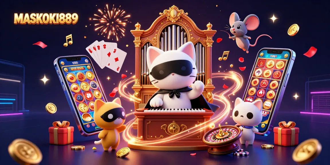 Enjoy thrilling online gaming with the MASOKI889 casino experience featuring dynamic characters.