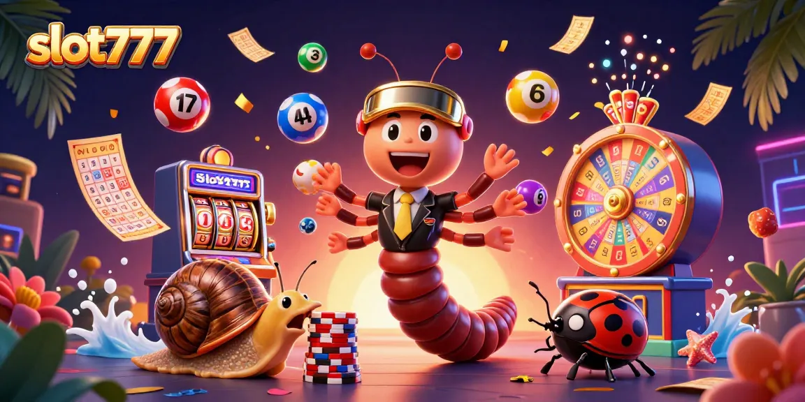 Engage in thrilling slot777 action with vibrant characters and dynamic elements in this exciting casino illustration.