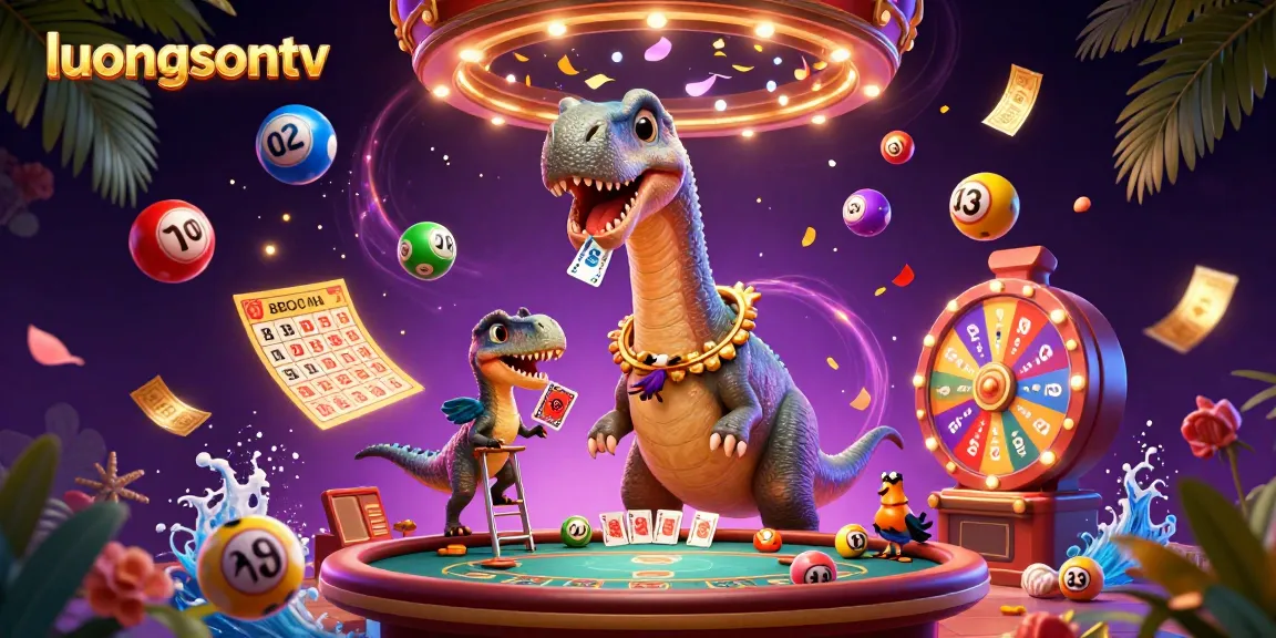 Experience thrilling games at luongsontv with colorful lottery balls and dynamic gaming elements.