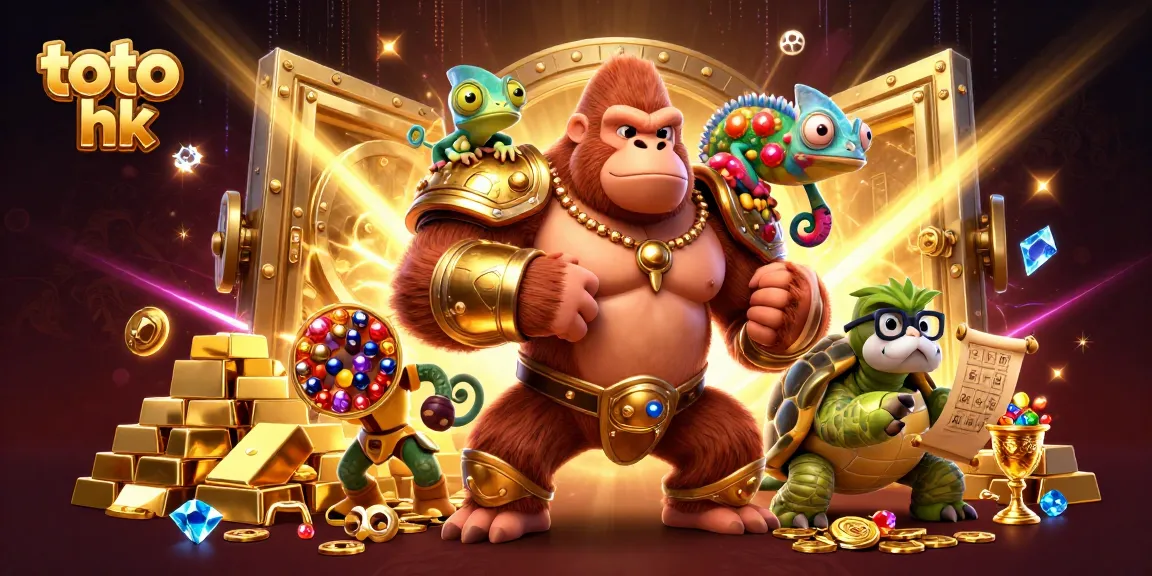 Memenangkan jackpot dengan toto hk, melihat raja gorila berperangai, chameleon, dan kura-kura bijak dalam kasino