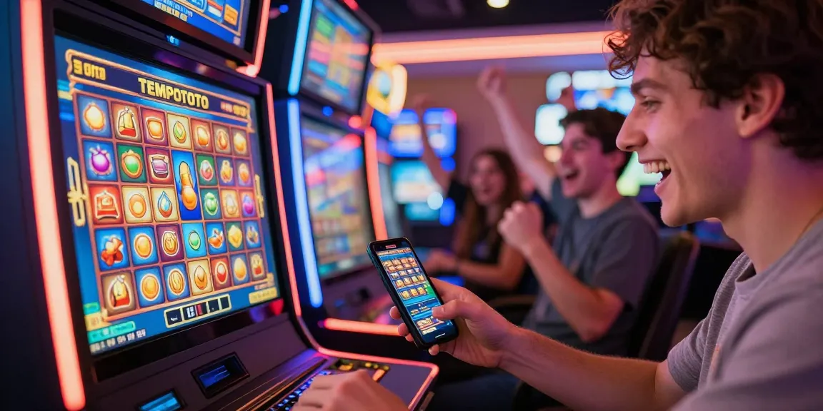 Exciting TEMPOTOTO slot gaming experience with vibrant visuals and player engagement.