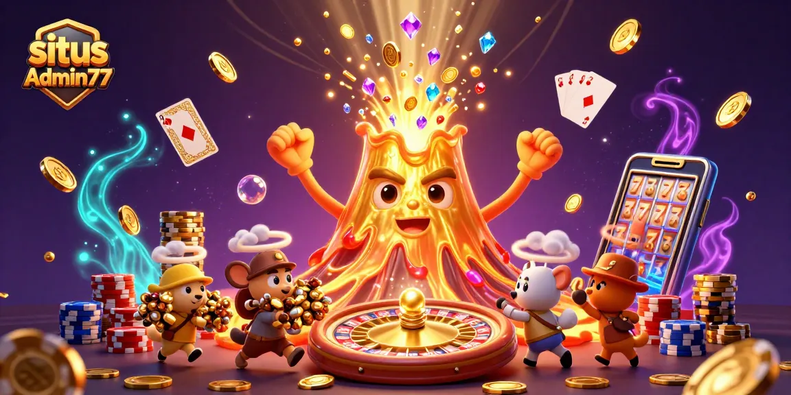 Play wins at situs Admin77; enjoy golden volcano treasures and casino excitement.