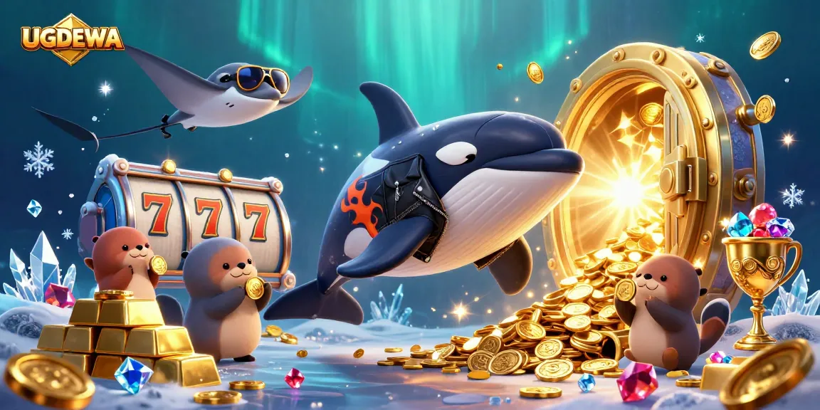Engage in thrilling gameplay with UGDEWA's immersive slots featuring animated marine characters and treasures.