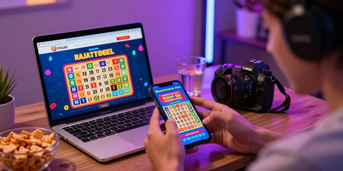 Pengguna RAJATOGEL mengakses platform togel online dengan antusias, dikelilingi suasana yang nyaman dan menyenangkan.