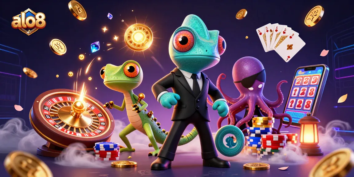 Experience thrilling gameplay with the alo8 online casino featuring colorful characters and dynamic elements.